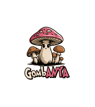 GombANYA minta fehér pólón