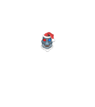 Santasaurus Rex minta zöld pólón