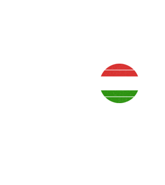 made in 1970 retro vintage hungary minta fekete pólón