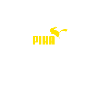 Pika minta királykék pólón