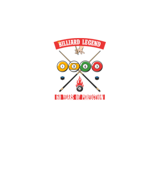 Billiard legend Born in 1963 minta fekete pólón