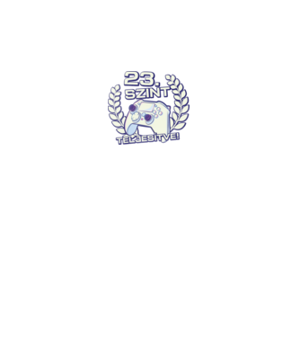 23. szint teljesítve minta fekete pólón