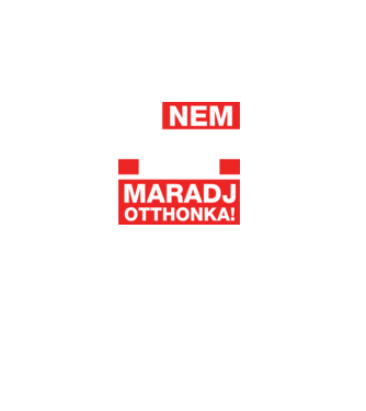 Maradj otthonka minta sötétkék pólón