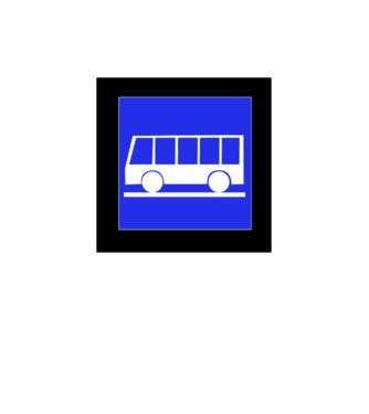 buszmeg.eps minta fehér pólón