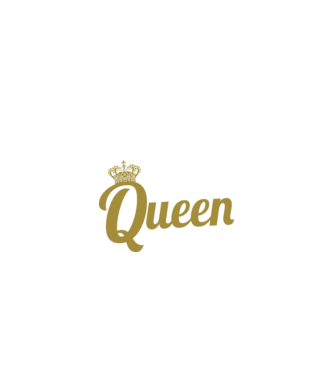 Nurse a title just above Queen minta fekete pólón