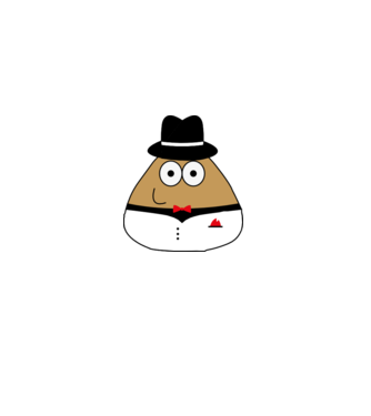 POU_oltony_fehér_piros_sfehér minta fehér pólón
