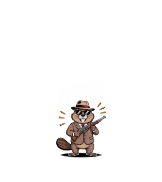 Bobrito Bandito minta fekete pólón
