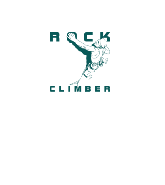 rockclimber minta szürke pólón