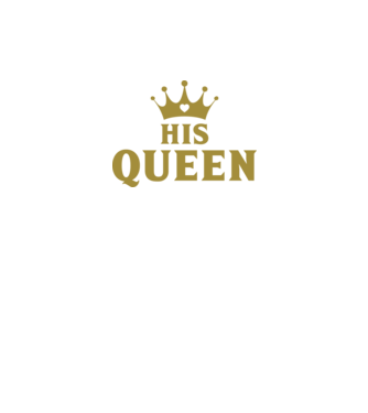 His Queen minta fekete pólón