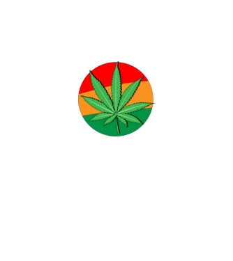 marijuana minta szürke pólón