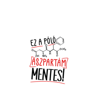 Aszpartám mentes doodle minta fehér pólón
