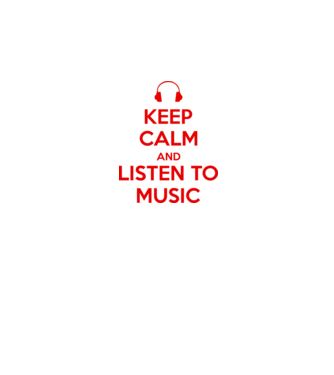 Listen to music minta fekete pólón