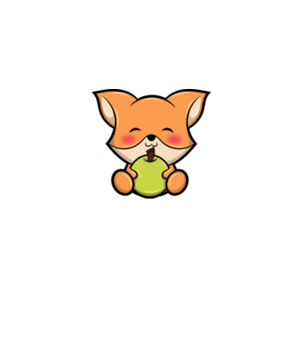 Baby Fox minta szürke pólón
