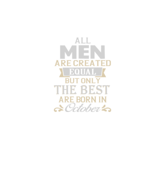 All men created equal....october minta sötétszürke pólón