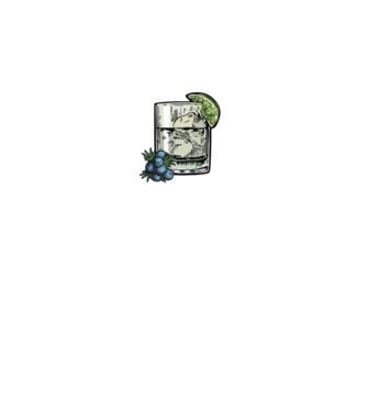 Let the fun be gin minta fekete pólón
