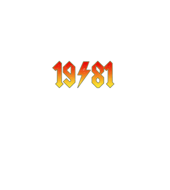 1981 10-OKTÓBER minta fekete pólón