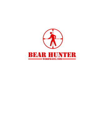 Bear Hunter minta fekete pólón