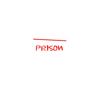 Back to prison - iskola minta fekete pólón