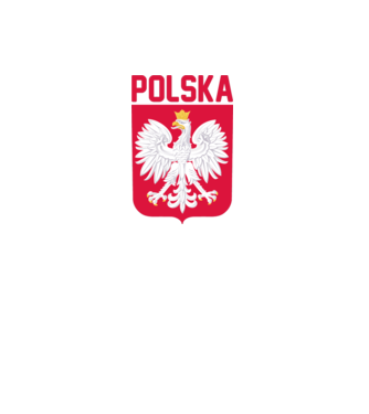 Polska címer minta fehér pólón