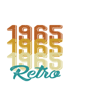 RETRO - 1965 minta fekete pólón