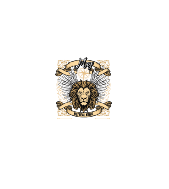 KINGS ARE BORN 2015 - MÁJUS minta fekete pólón
