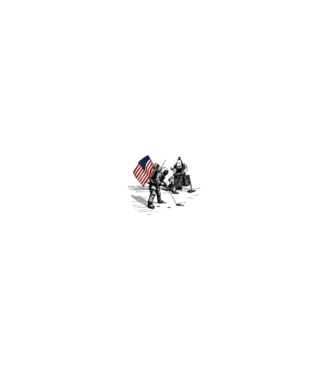 Apollo - 1969 - 2019 minta királykék pólón