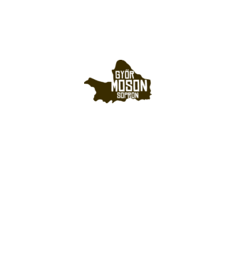 Győr-Moson-Sopron minta fehér pólón