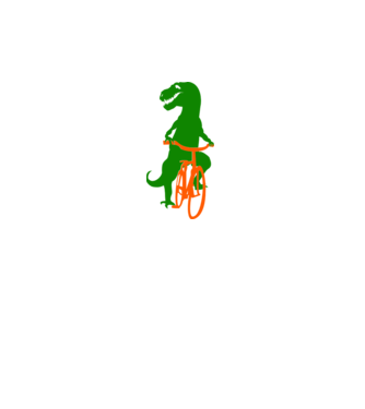 trex bike minta fehér pólón