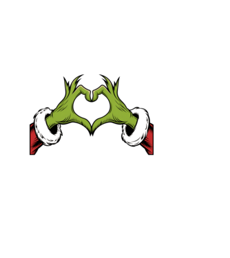 Szeretem a karácsonyi páros pólókat Grinch Fekete pólóra angol minta sötétkék pólón