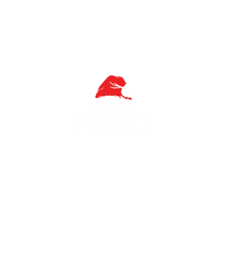 Mikulás sapka Mama minta fekete pólón