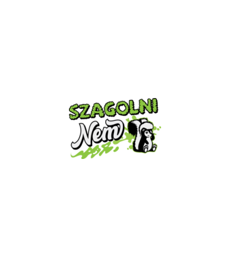 Fingani jó Szagolni nem Páros póló minta homokszín pólón