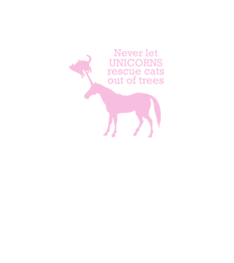 unicorn_cat minta sötétkék pólón