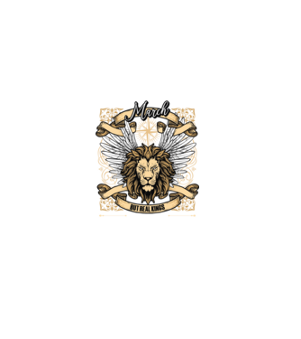 KINGS ARE BORN 2015 - MÁRCIUS minta fekete pólón