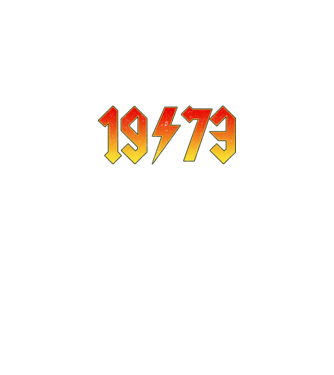 megszületik egy legenda 1973 OKTÓBER minta fekete pólón
