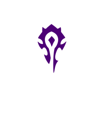 horde_PvP minta királykék pólón