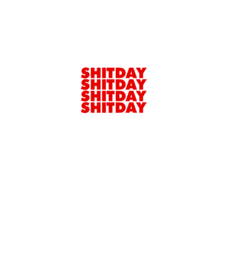 Shitday minta fekete pólón
