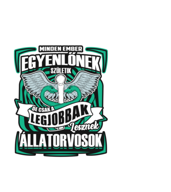 Mindenki egyenlőnek születik minta fehér pólón