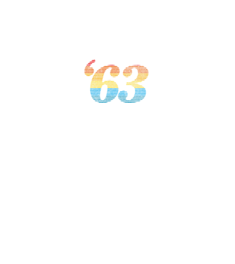 Retro születésnap 1963 minta fekete pólón