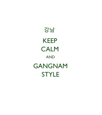 Gangnam style minta fehér pólón