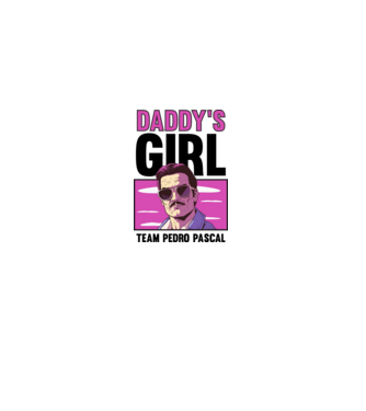 Pedro Pascal Daddys girl minta fehér pólón