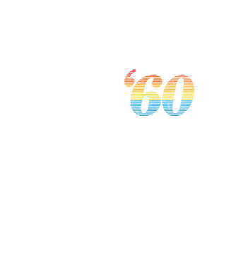 Retro születésnap 1960 minta neonsárga pólón