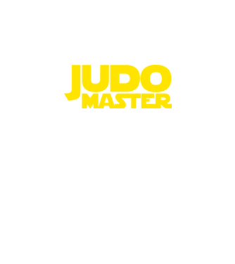 judo-master minta fekete pólón