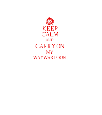 Wayward Son minta fekete pólón
