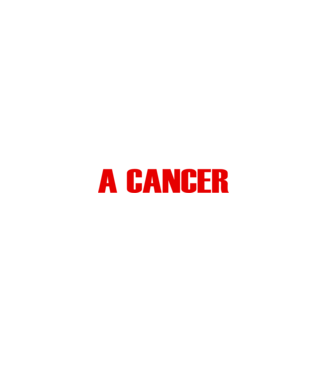 Piss of a CANCER minta almazöld pólón