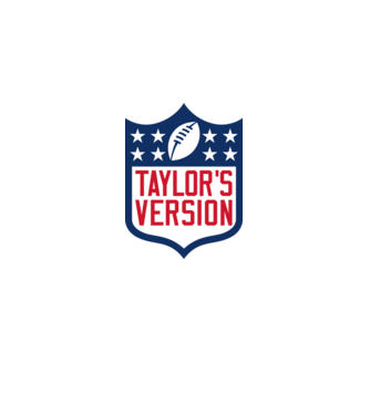 Taylor Swift football logo minta világos rózsaszín pólón