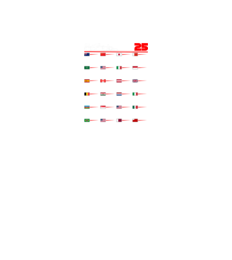 Forma 1 naptár 2025 zászlós fekete minta fekete/piros pólón