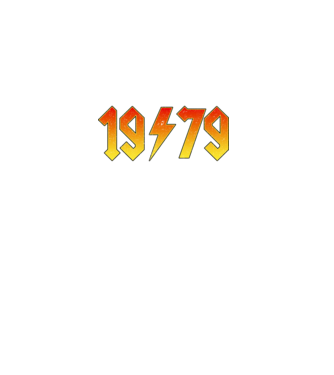 Rock születésnap 1979 Május minta almazöld pólón