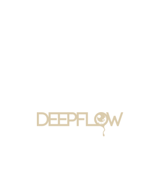 DeepFlow minta fehér pólón