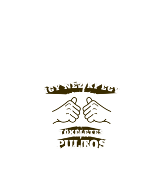 Így néz ki egy tökéletes PULTOS minta homokszín pólón