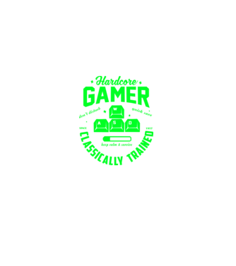 Gamer - 1957 minta sötétzöld pólón